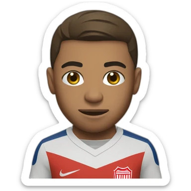 Mbappe noisette sticker