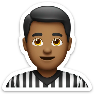 football referee sticker