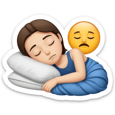 Sleepy Character zzz sticker