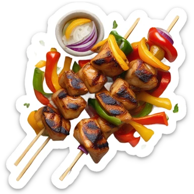 Grilled shish tawouk sticker