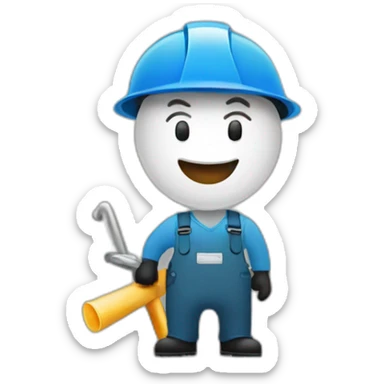 Pole emploi joyeux sticker