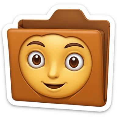 uma madeira com cara de sticker