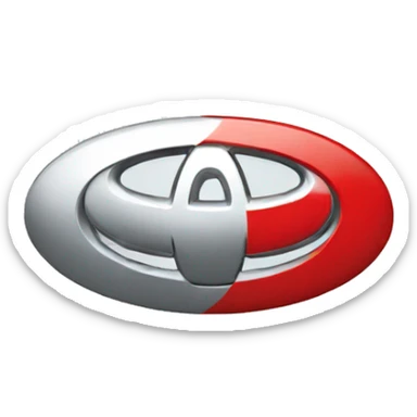 Toyota logo sticker