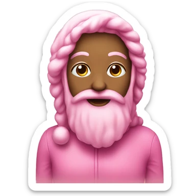 Pink cristmas sticker