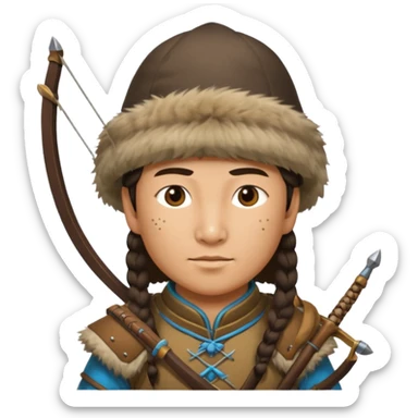Mongol Archer  sticker