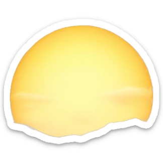 Good morning with beautiful sun rising sticker