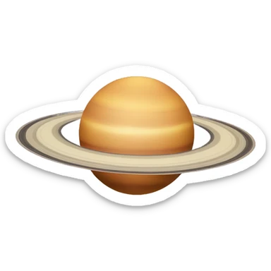 Universe, planet Saturn sticker