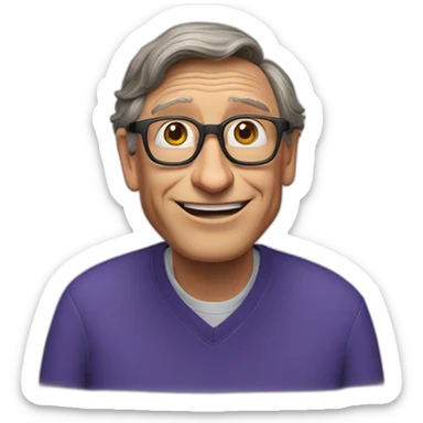 bill gates disney pixar animation movie sticker