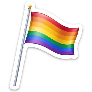 rainbow gay flag sticker