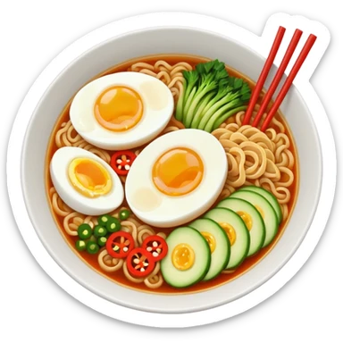 spicy ramen sticker