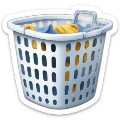laundry basket sticker