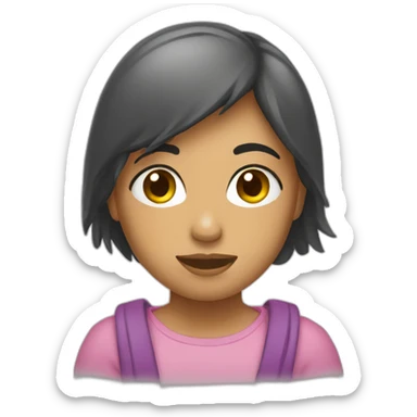 Fille qui embrasse gars sticker