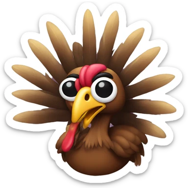 Edm turkey sticker