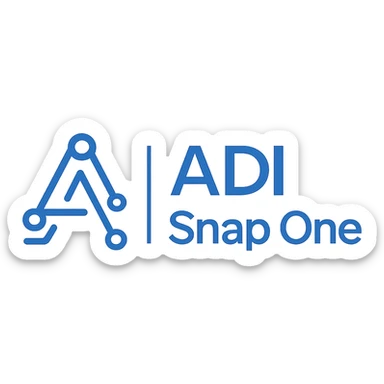 logo for ADI | Snap One with a tech-inspired look sticker
