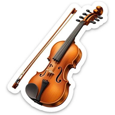 Violin sticker
