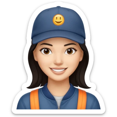 Kendal jenner with cap sticker