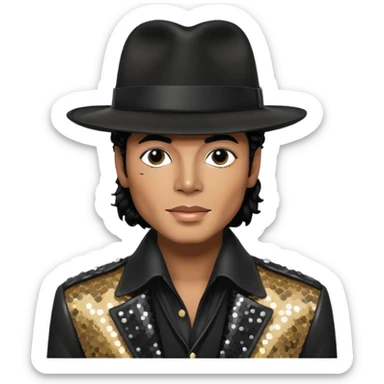 michael jackson billy jean sticker