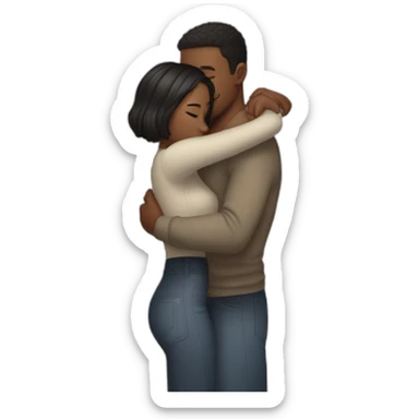palyboy love hug anthoer girl sticker