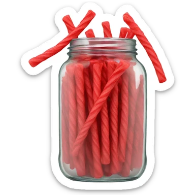 twizzlers in a jar sticker