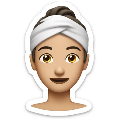 Do a facial treatment  sticker