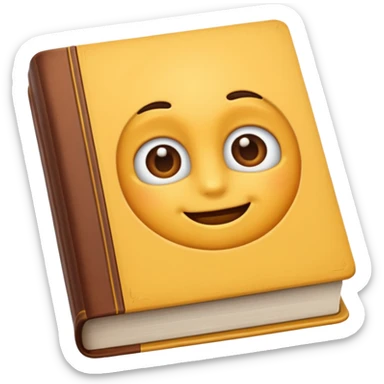 book classic realistic sticker