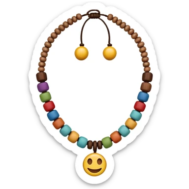hippie necklace sticker