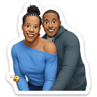 christmas smiles with friends sticker