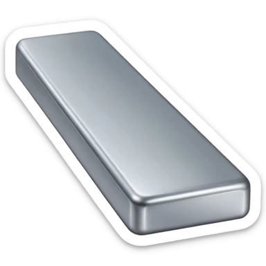 Create the silver bar in these style. sticker