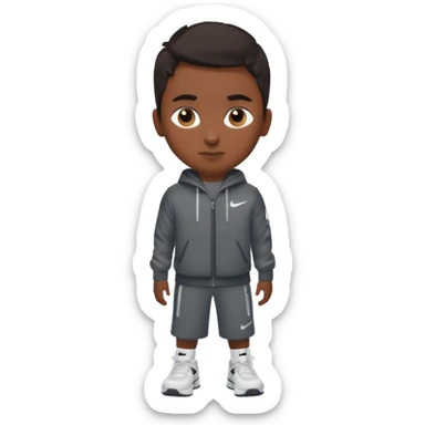 Nike tech with brown boy  sticker