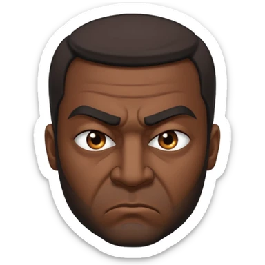 angry Iraqi, in profile sticker