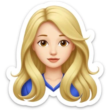 A beautiful woman. (There's a question mark.) sticker