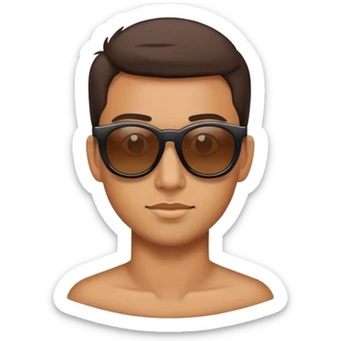 School ￼with sunglasses sticker