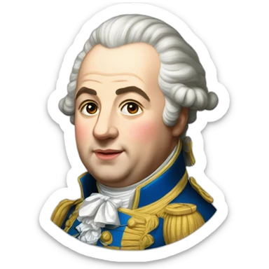 Louis XVI  sticker