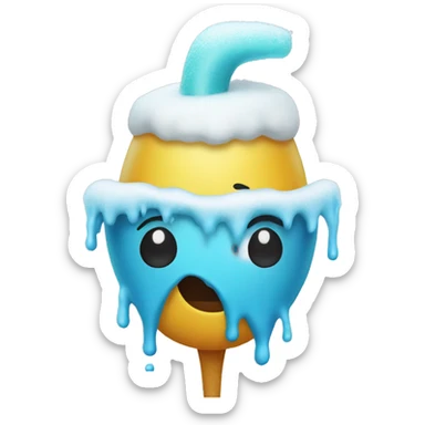 Slushy slushy ding dong  sticker
