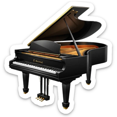 piano sticker