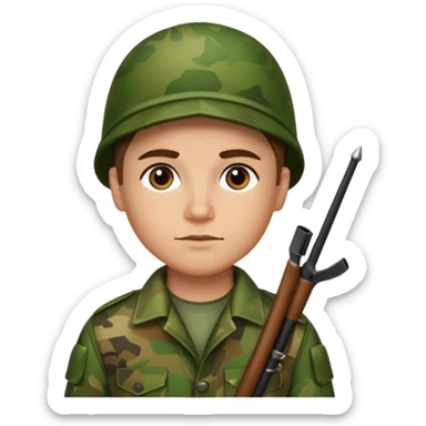 Archer habillé camoiflage sticker