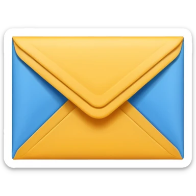 Envelope stamp sticker