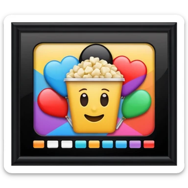 Movie with a video sticker