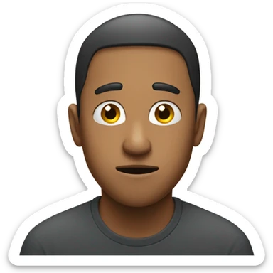 Person looking in complete disbelief  sticker