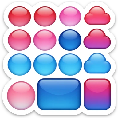 🌌📈💙❤️‍🔥🌸 sticker