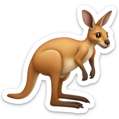 kangaroo sticker