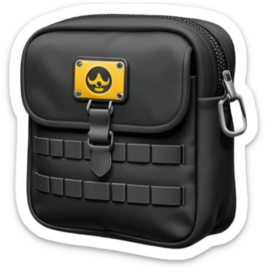 black military pouches sticker