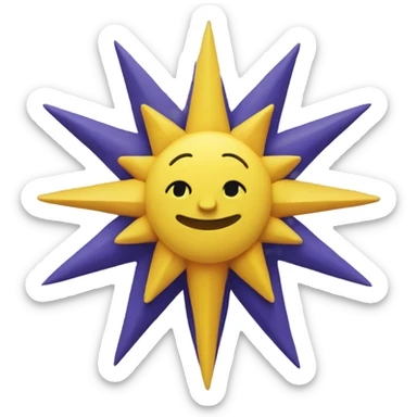 baha'i nine pointed star sticker