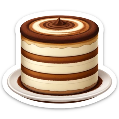 Tiramisu came sticker