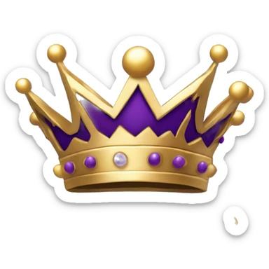 Create an emoji with lettering “Kings 3x”, galaxy background with crown exploding sticker