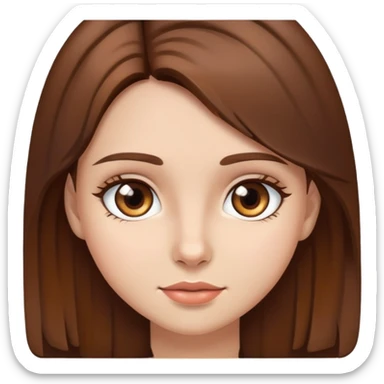 A girl with br sticker