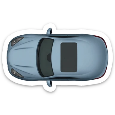 car from above sticker