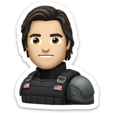 The winter soldier sticker
