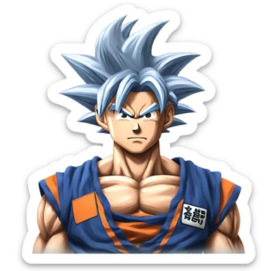 goku ultra instinto sticker