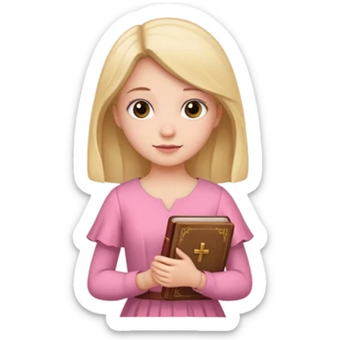 Girly girl gospel biblia sticker